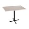 Holland Bar Stool Co 42" Tall OD211 Black Table Base 30" x 30" Foot 30" x 48" White Ash Top by the HollBar Stool Co. OD211-3042BWOD3048WA - alternate 1